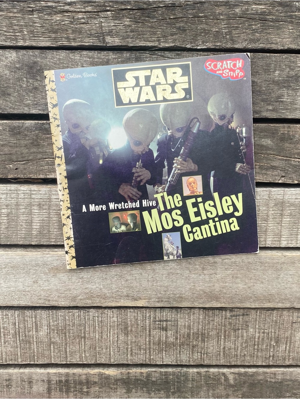 Vintage Star Wars Scratch & Sniff ‘A More Wretched Hive Golden Book Paperback